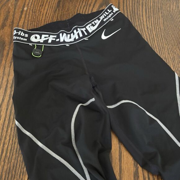 Nike x OFF WHITE Edition NRG RU Pro Sport 7/8 Leggings Mid-Rise Pants, Size S - Picture 2 of 14